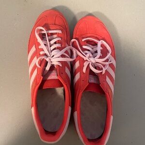 Adidas Speziale Red/Pink stripes women’s size 12